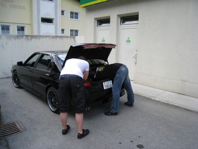 Krassemaschiiieennn beim reparieren des Tanks :)