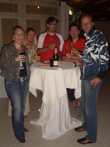 Das Team Frankreich-Schweiz-Hamburg